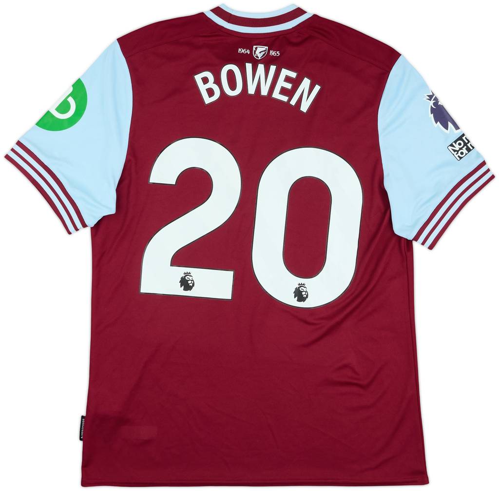 2024-25 West Ham Match Issue Home Shirt Bowen #20