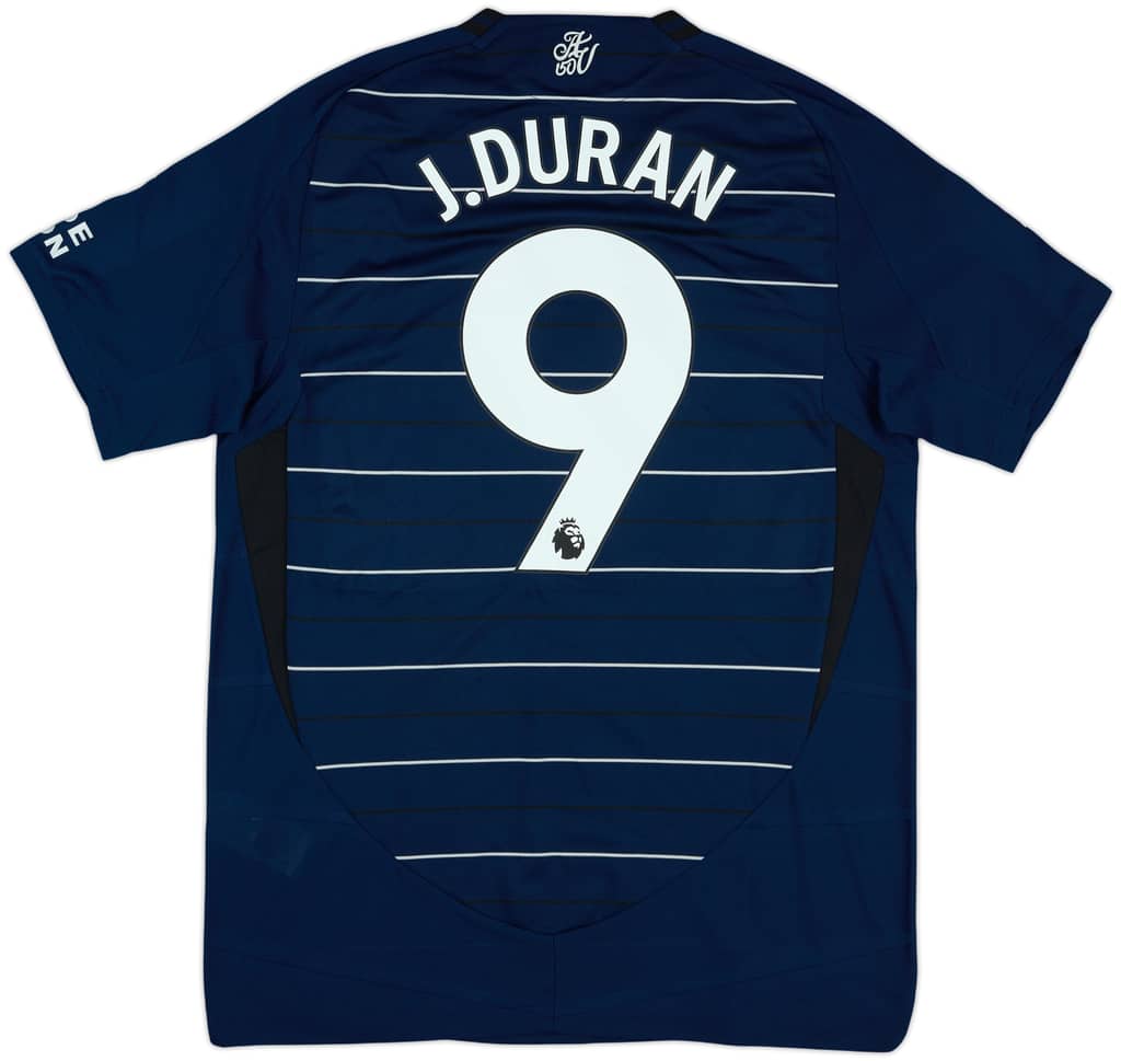 2024-25 Aston Villa Match Issue Third Shirt J. Duran #9