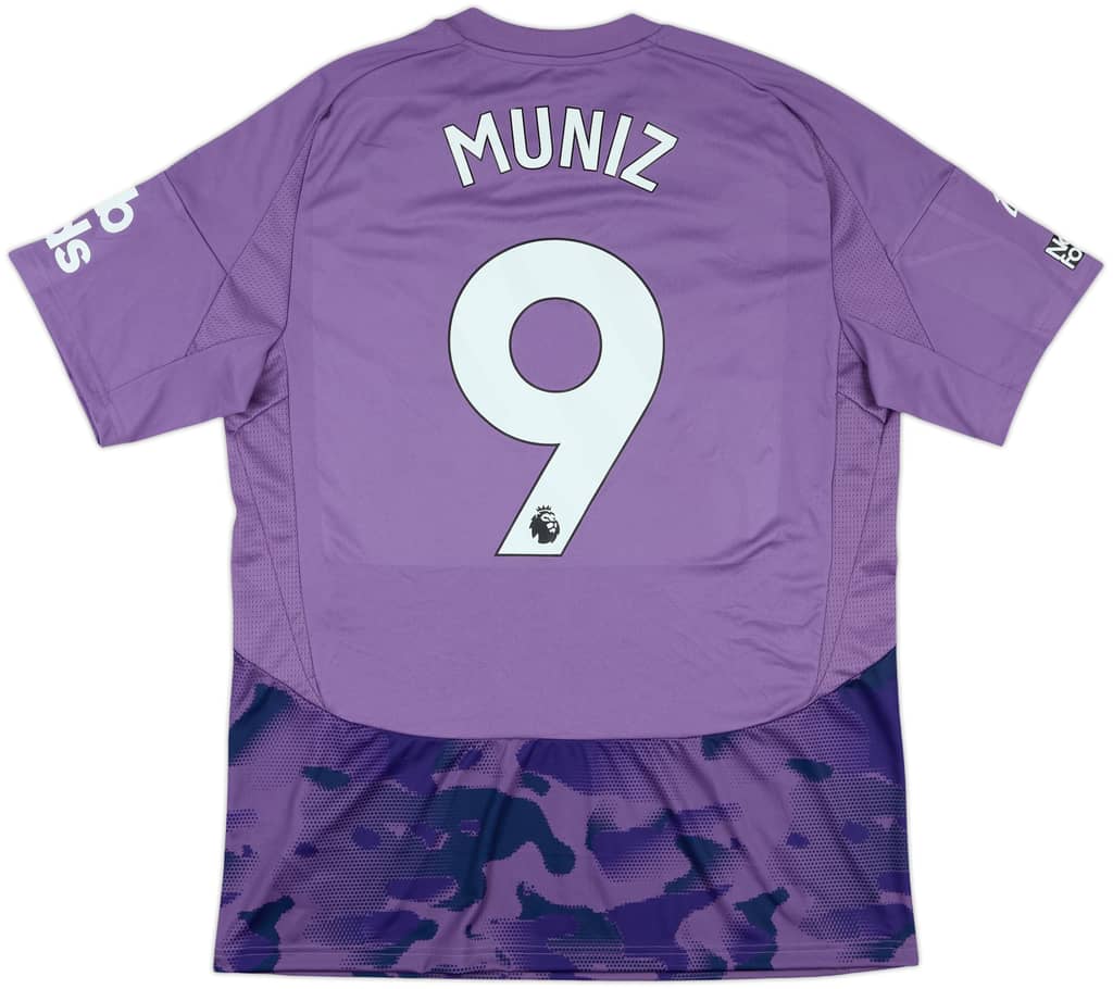 2024-25 Fulham Match Issue Third Shirt Muniz #9