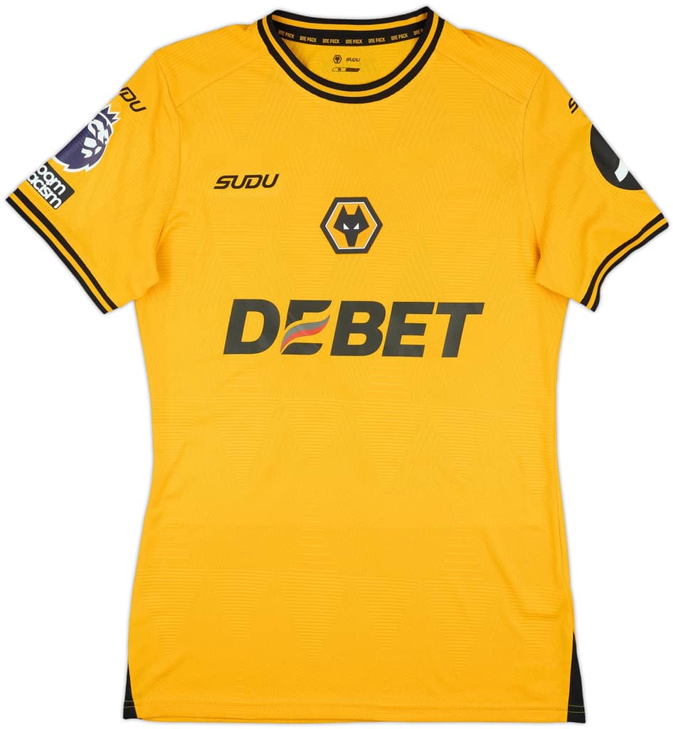 2024-25 Wolves Match Issue Home Shirt Cunha #12