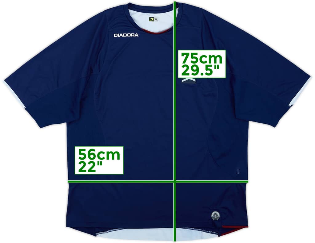 2007-08 Scotland Diadora Training Shirt - 10/10 - (XL)