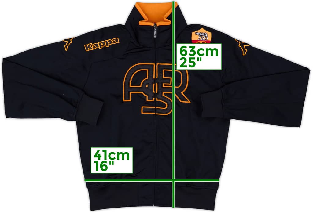 2011-12 Roma Kappa Track Jacket - 8/10 - (XXL.Boys)