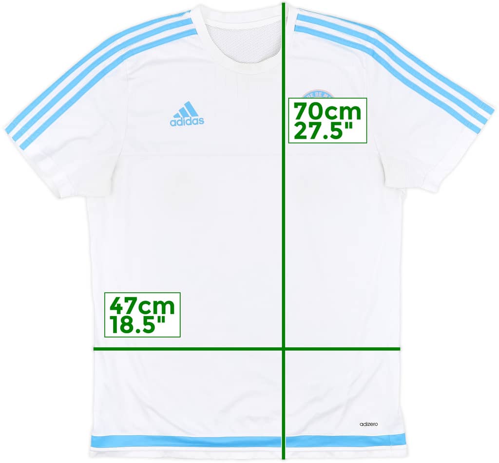 2015-16 Marseille adizero Training Shirt - 5/10 - (L)