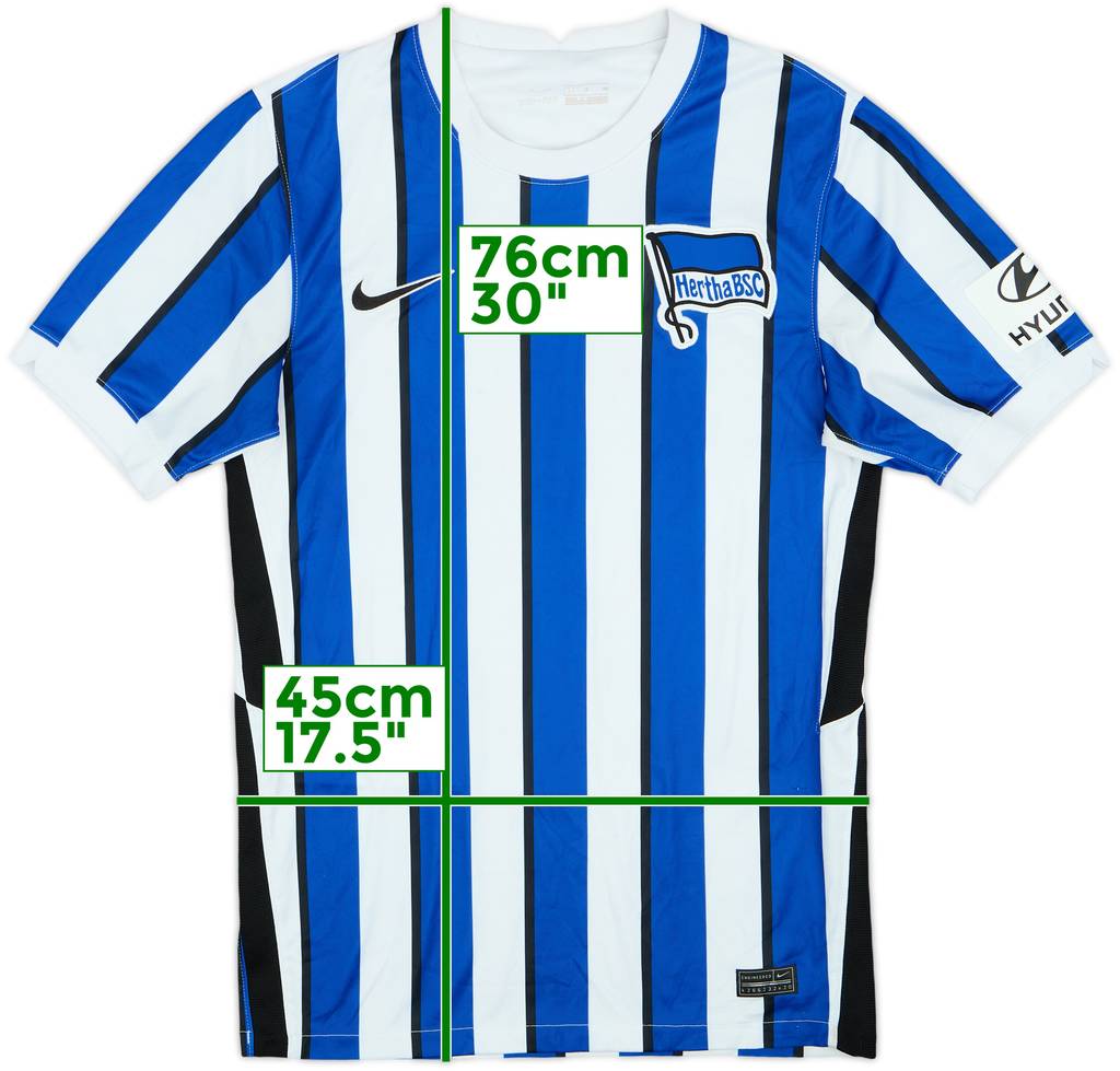 2020-21 Hertha Berlin Home Shirt - 7/10 - (S)