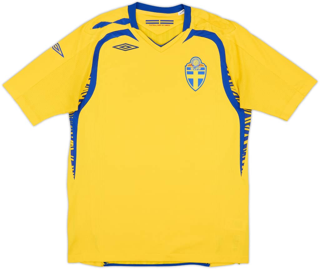 2007-09 Sweden Home Shirt - 5/10 - (M)