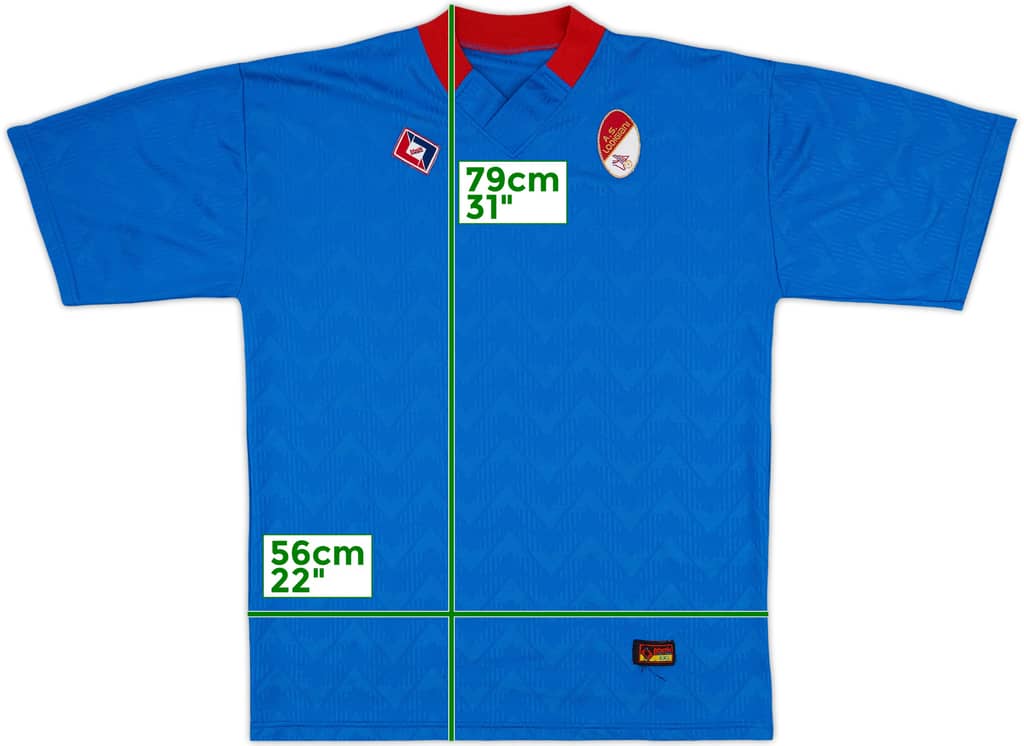 1990s Lodigiani Away Shirt - 9/10 - (XXL)