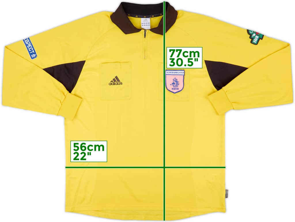 2003 Netherlands adidas Referee L/S Shirt - 6/10 - (XL)