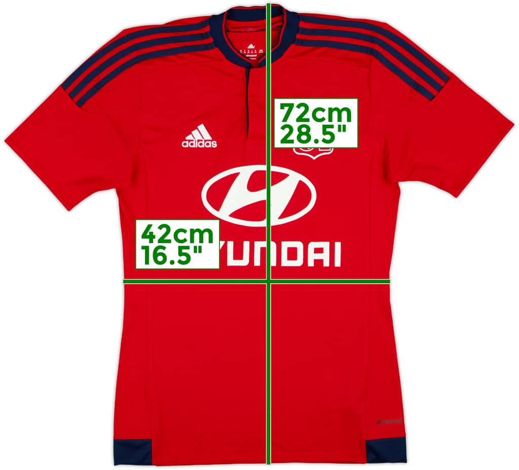 2015-16 Lyon Away Shirt - 7/10 - (XS)