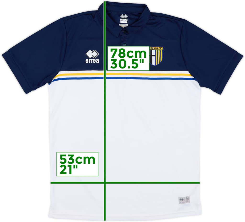 2021-22 Parma Errea Polo Shirt - 8/10 - (L)