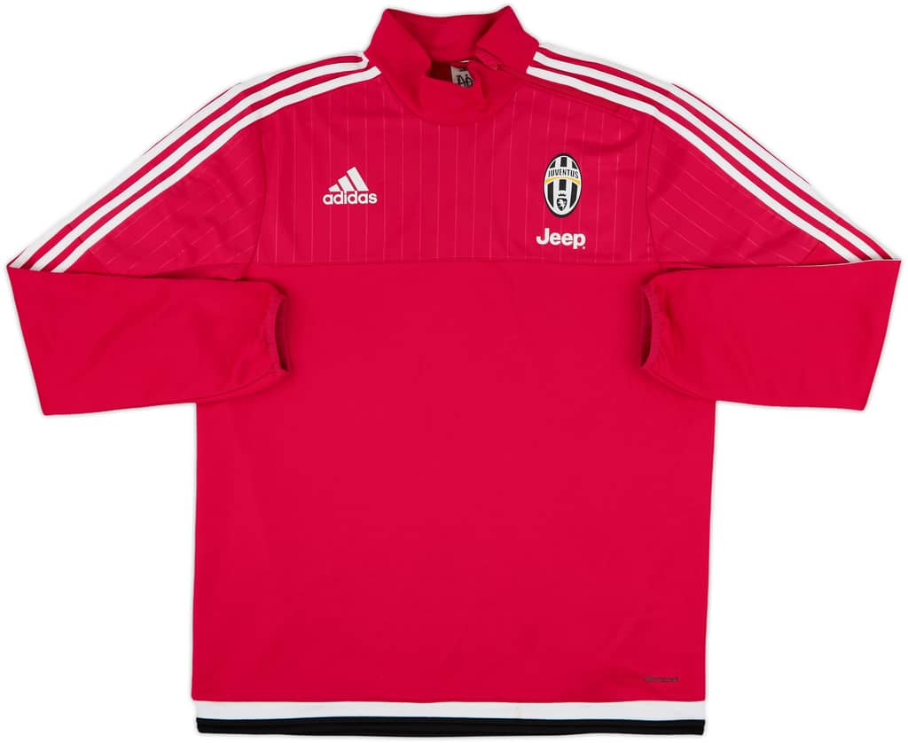2015-16 Juventus adidas 1/4 Zip Drill Top - 8/10 - (L)