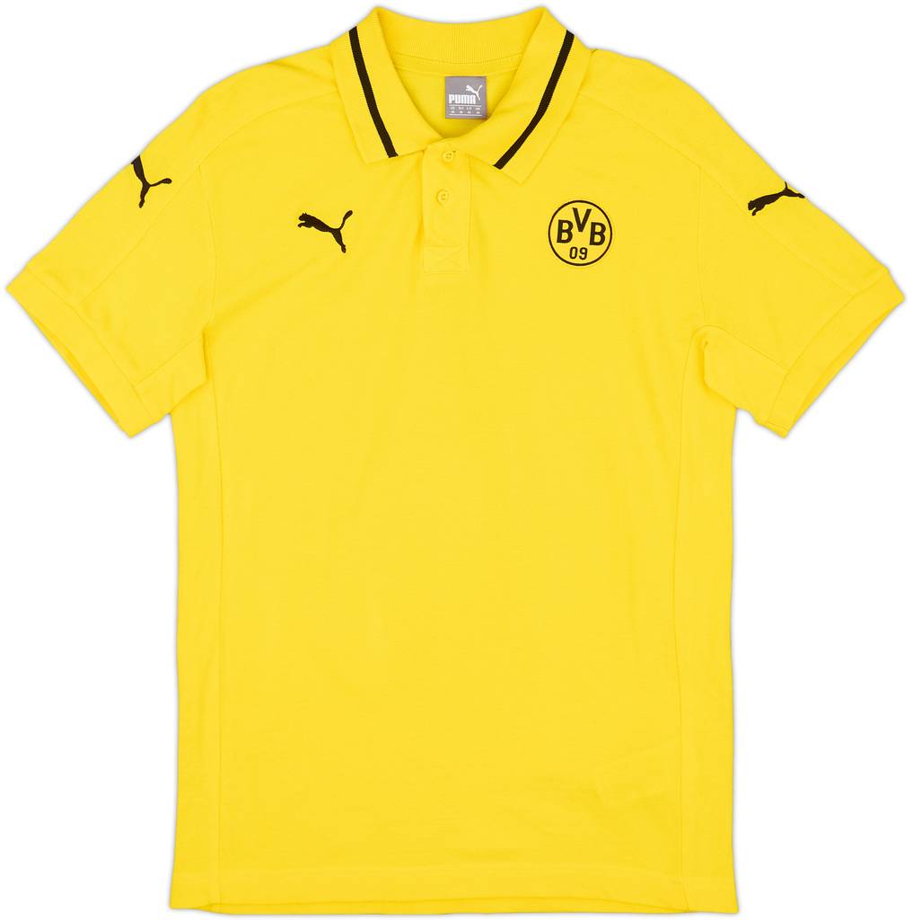 2020-21 Borussia Dortmund Puma Polo Shirt - 9/10 - (M)
