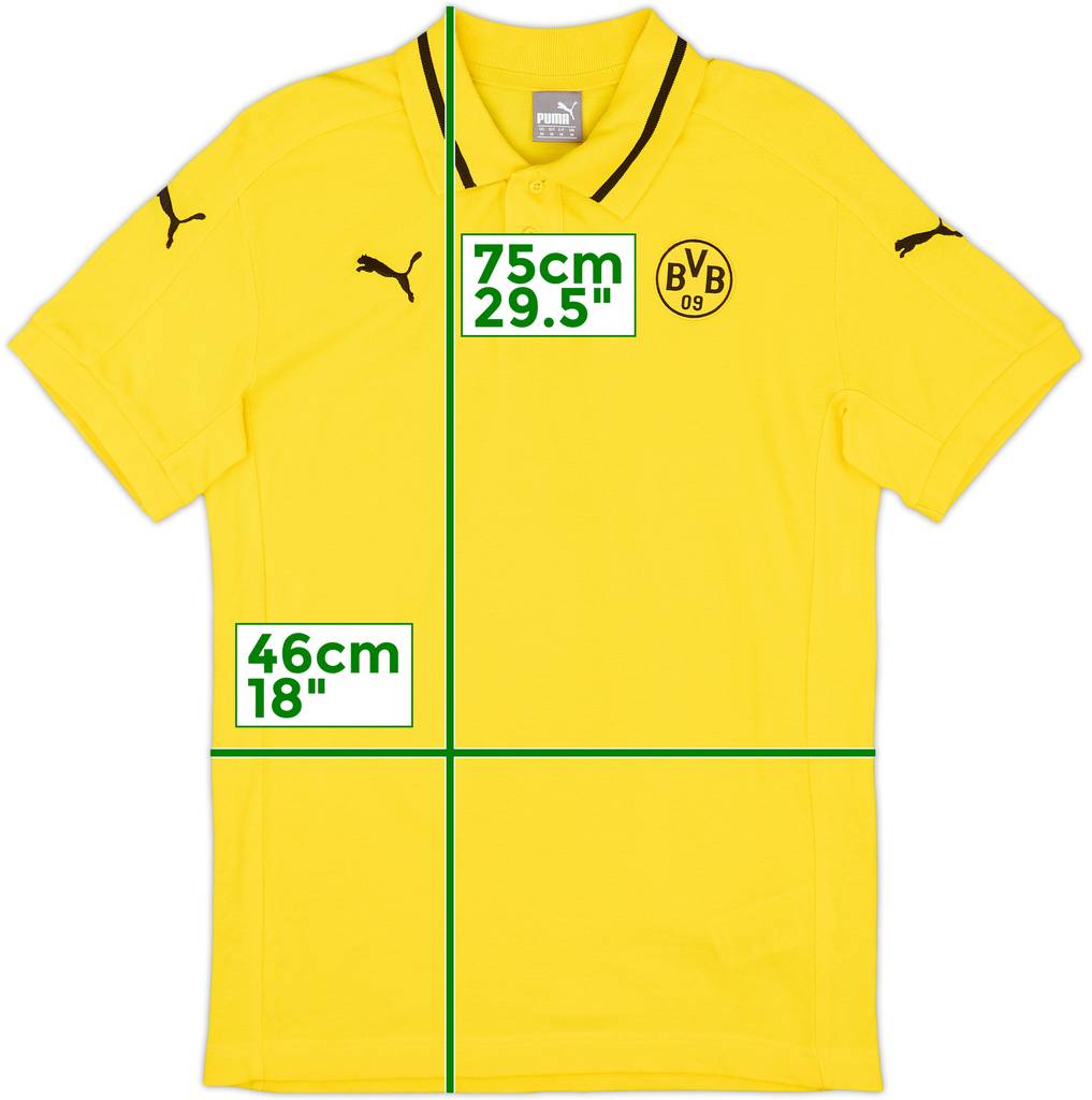 2020-21 Borussia Dortmund Puma Polo Shirt - 9/10 - (M)