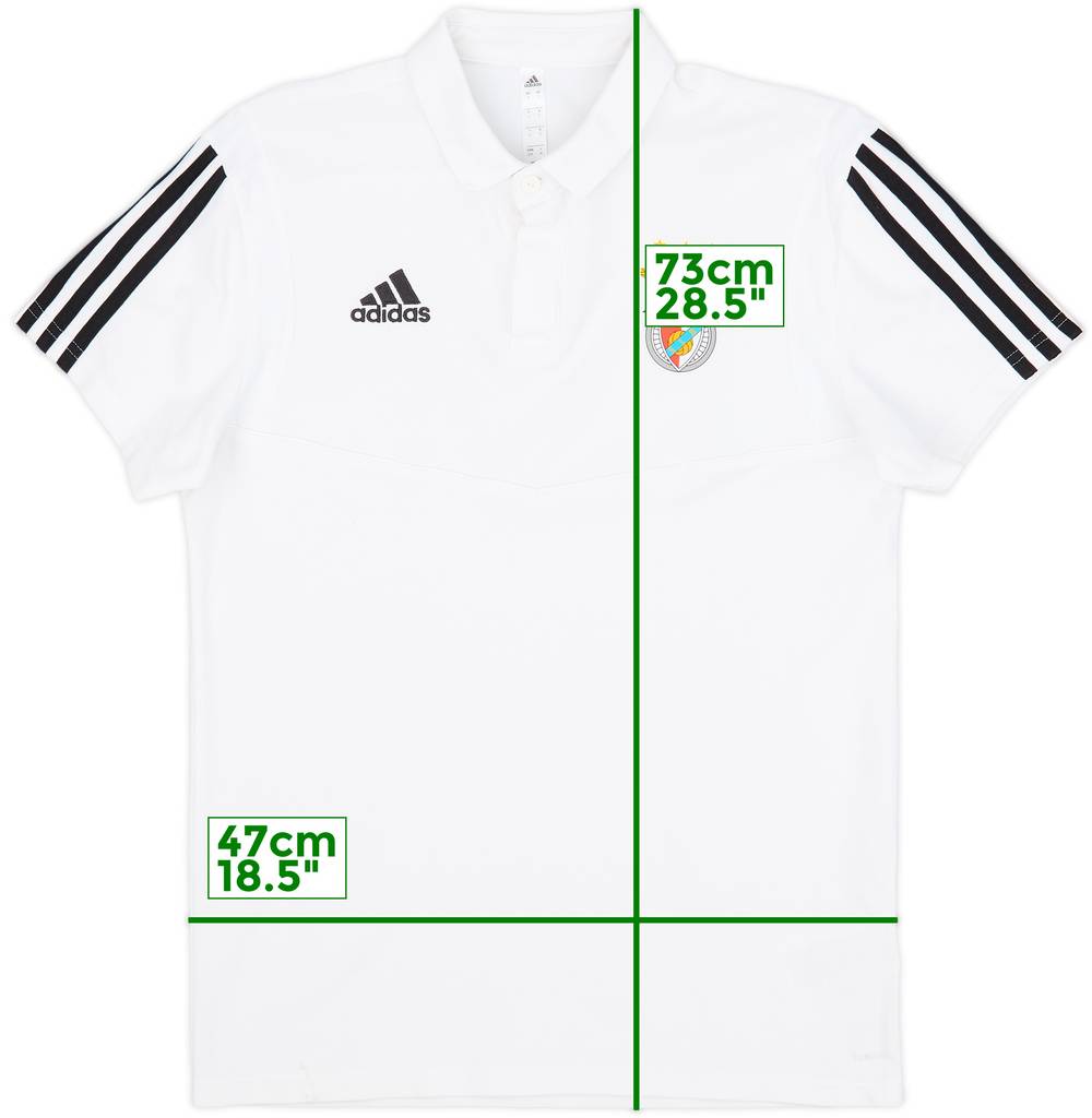 2019-20 Benfica adidas Polo Shirt - 9/10 - (S)