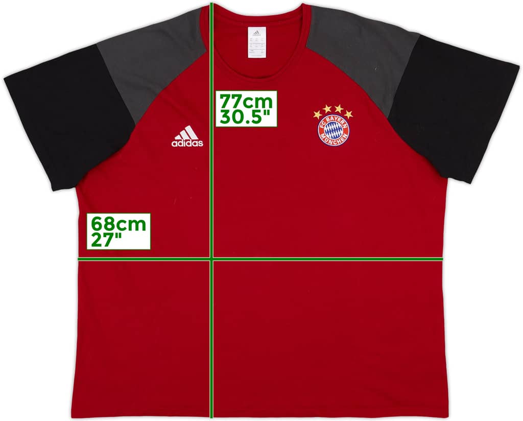2016-17 Bayern Munich adidas Training Shirt - 8/10 - (3XL)