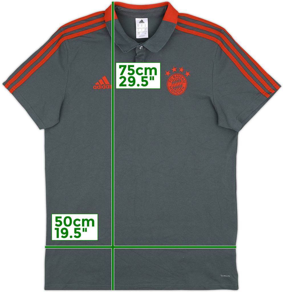2018-19 Bayern Munich adidas Polo Shirt - 8/10 - (XL)