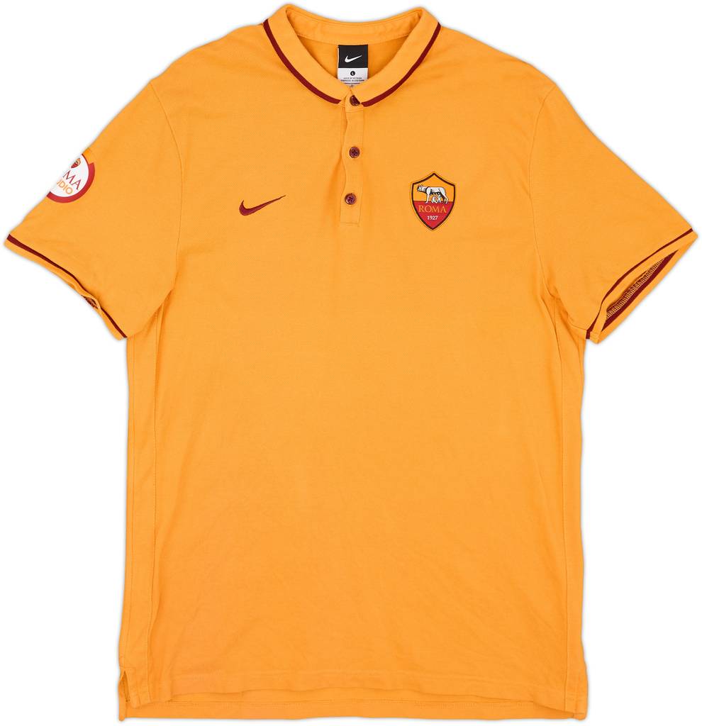 2015-16 Roma Nike Polo Shirt - 9/10 - (L)