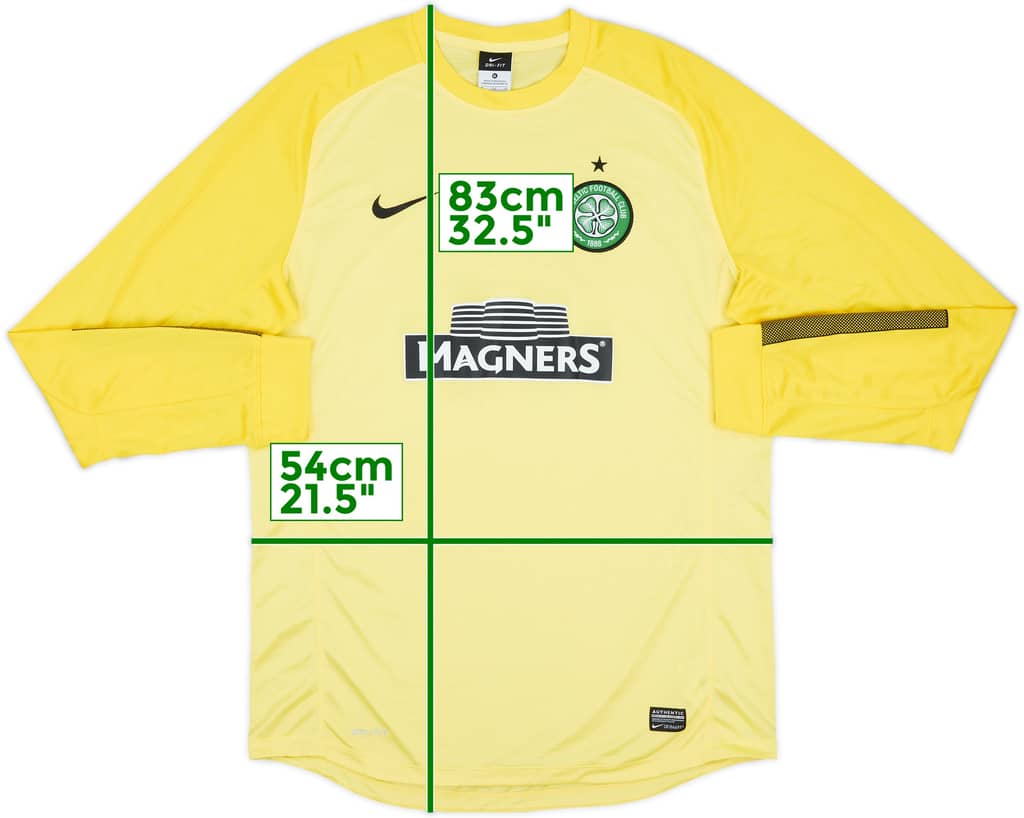 2013-14 Celtic GK Shirt - 8/10 - (XL)