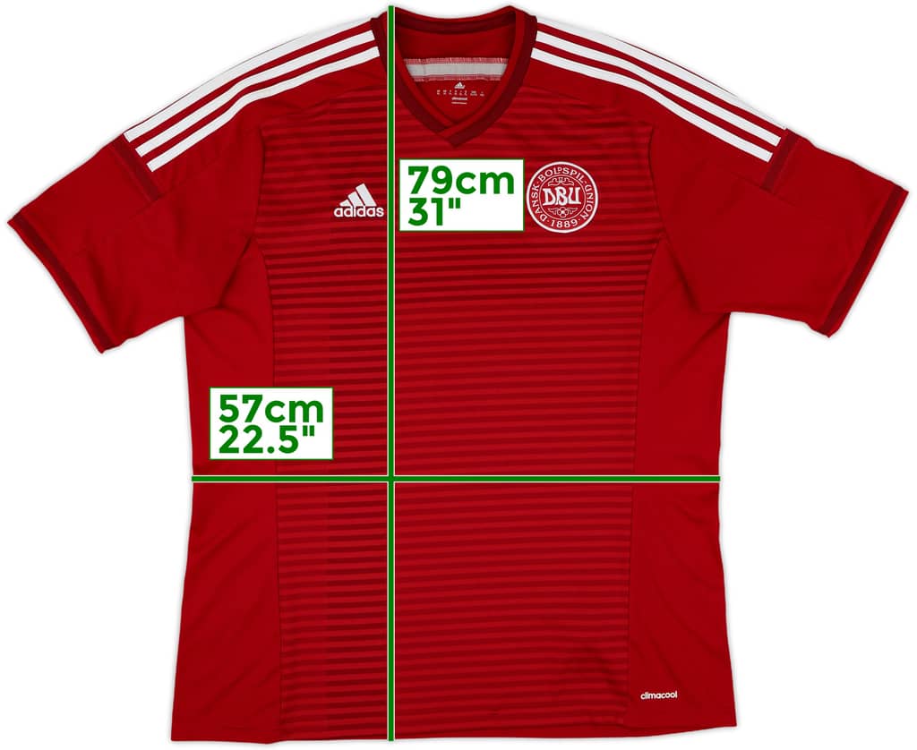 2014-15 Denmark Home Shirt - 8/10 - (XL)