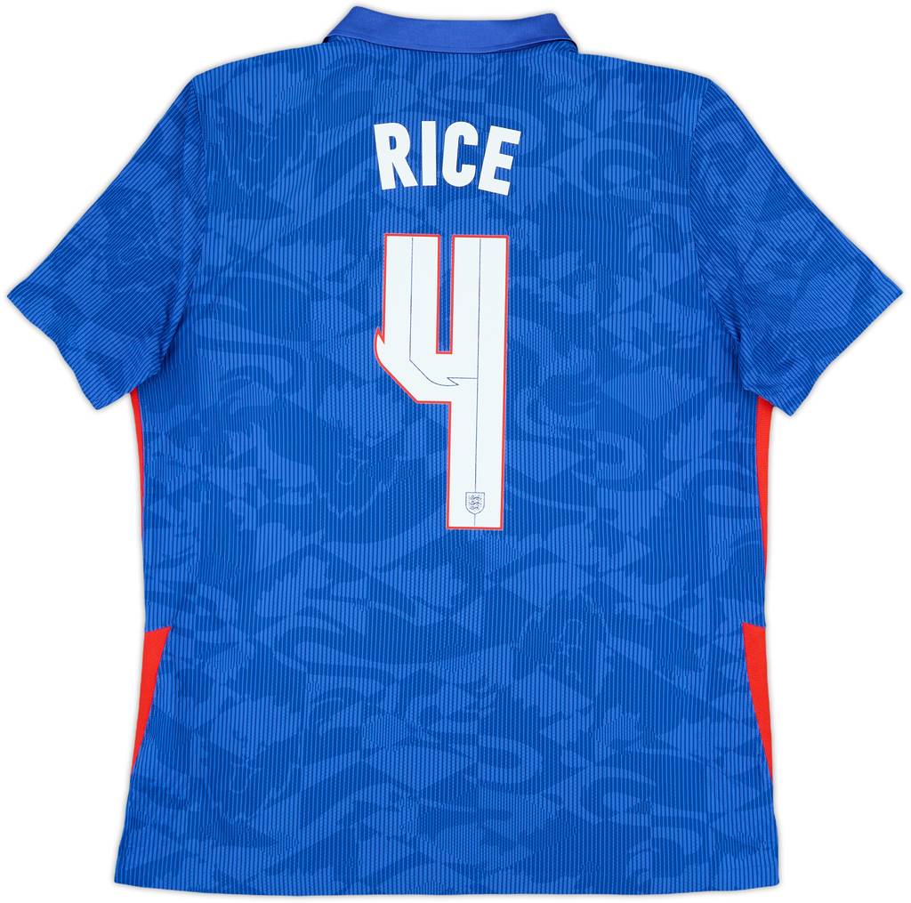 2020-21 England Away Shirt Rice #4 - 8/10 - (S)