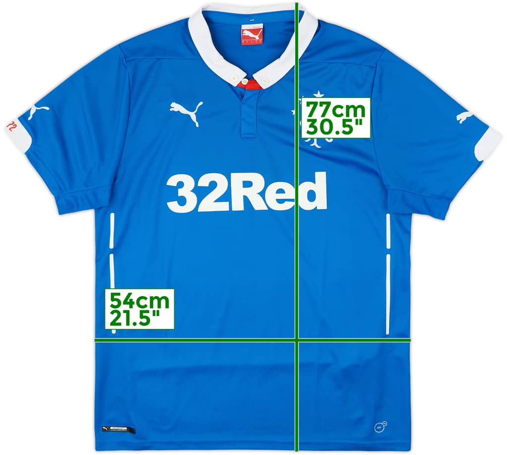 2014-15 Rangers Home Shirt - 10/10 - (L)