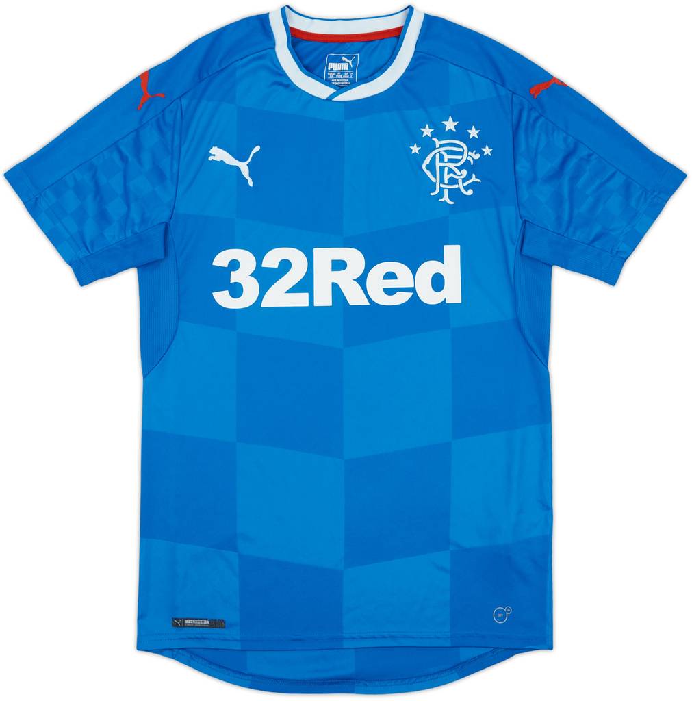 2016-18 Rangers Home Shirt - 9/10 - (S)