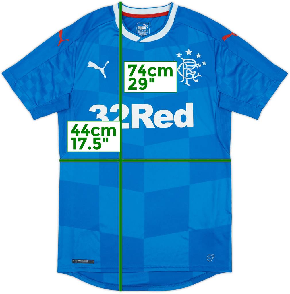 2016-18 Rangers Home Shirt - 9/10 - (S)