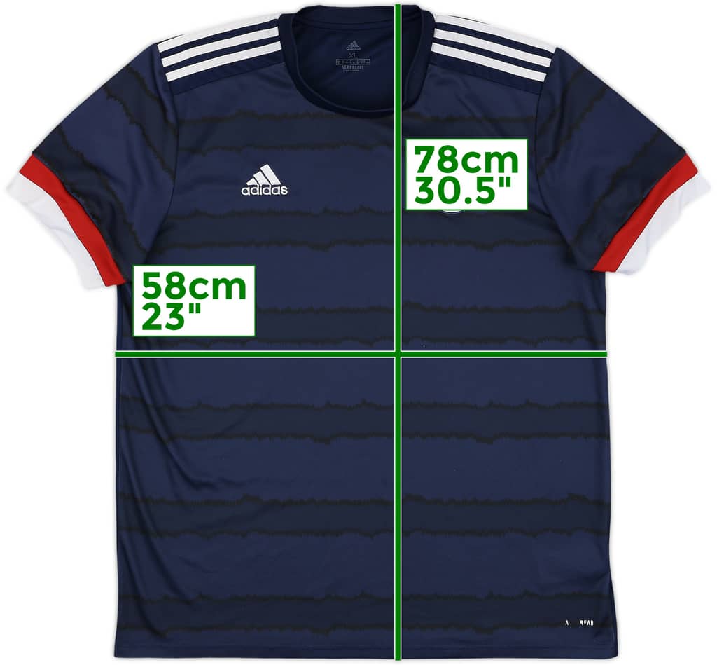2020-22 Scotland Home Shirt - 8/10 - (XL)