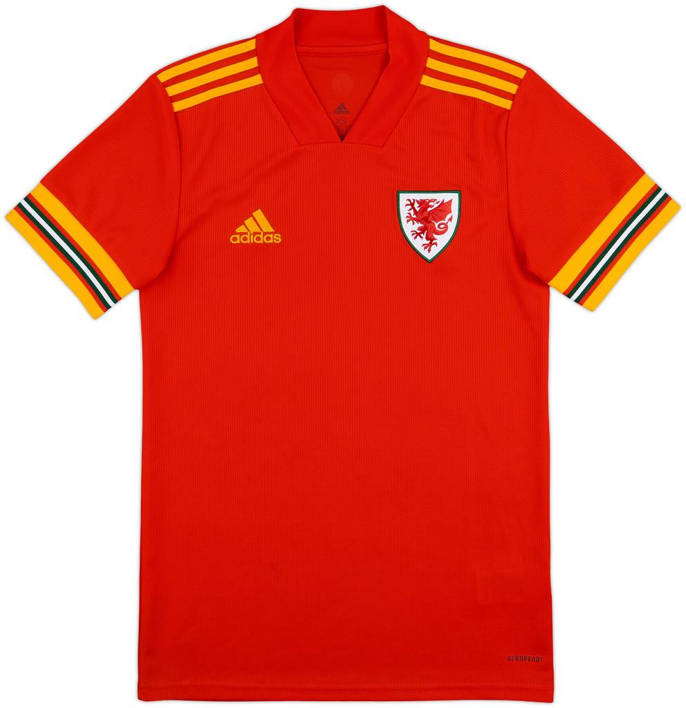2020-21 Wales Home Shirt - 9/10 - (XS)