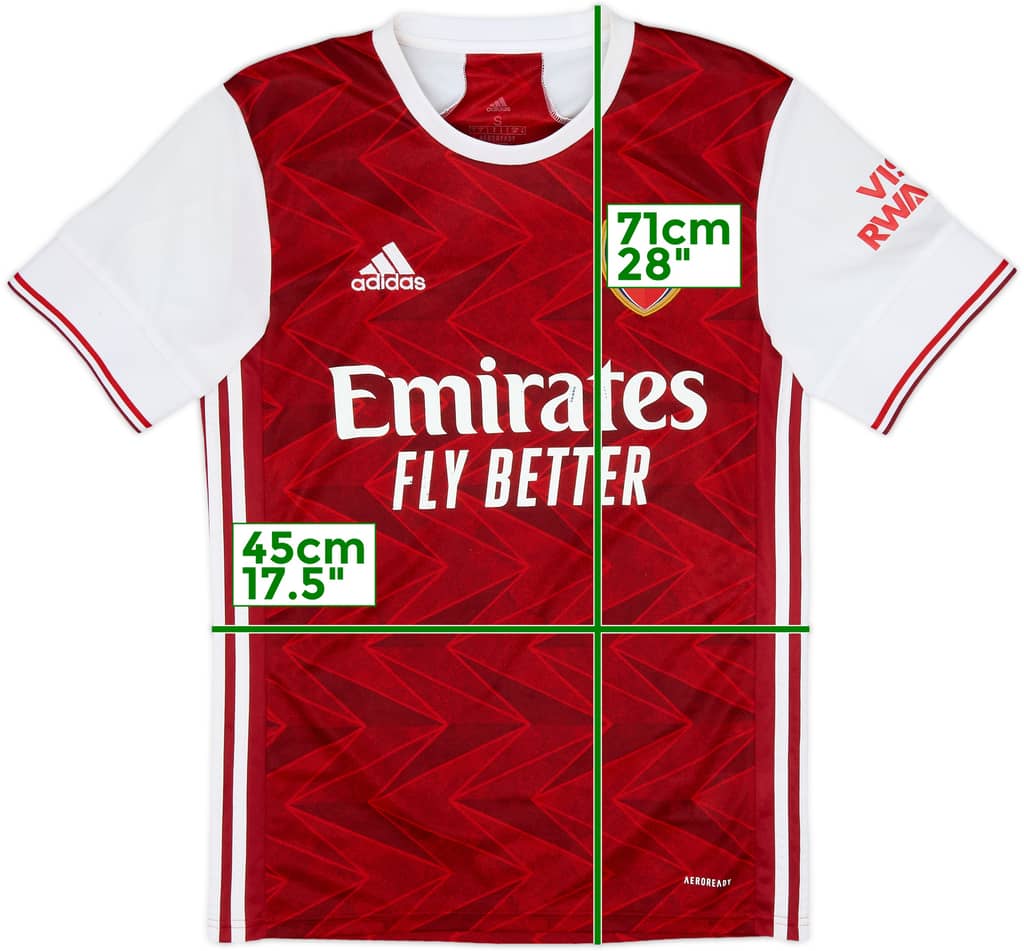 2020-21 Arsenal Home Shirt - 5/10 - (S)