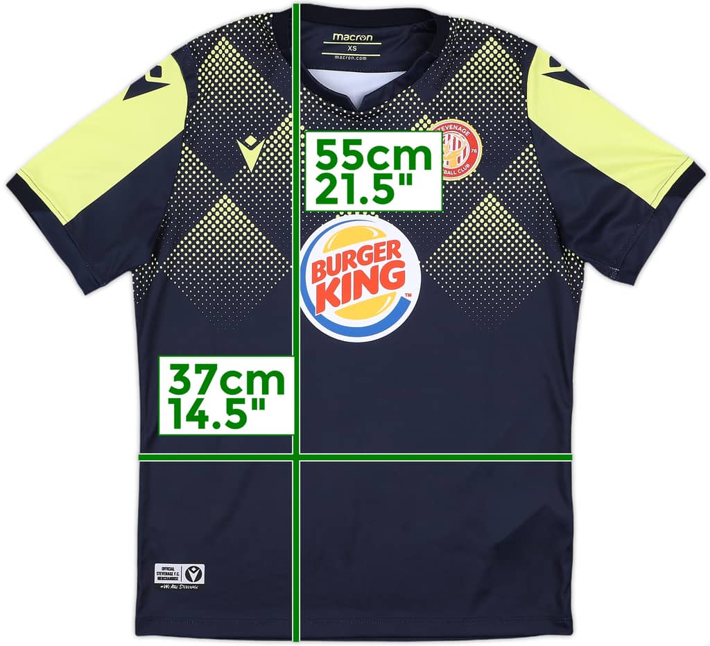 2020-21 Stevenage Away Shirt - 9/10 - (XS)