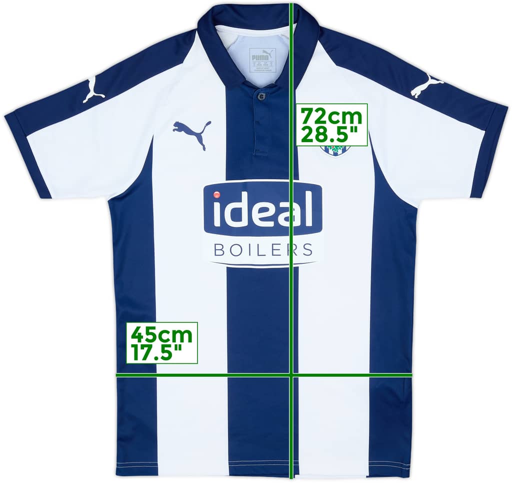 2018-19 West Brom Home Shirt - 8/10 - (S)