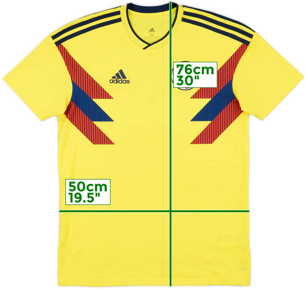 2018-19 Colombia Home Shirt - 8/10 - (M)
