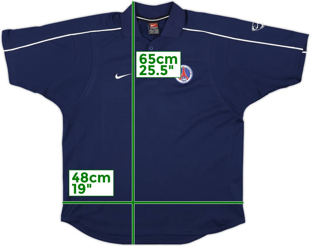 1998-99 Paris Saint-Germain Nike Polo Shirt - 7/10 - (L)