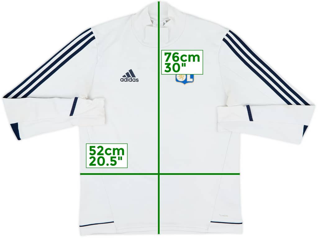 2017-18 Lyon adidas Drill Top - 6/10 - (M)