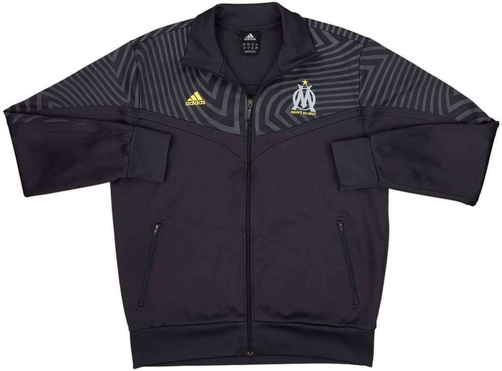 2009-10 Olympique Marseille adidas Track Jacket - 8/10 - (XL)