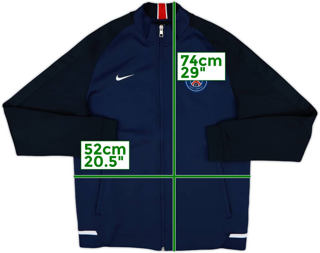 2015-16 Paris Saint-Germain Nike Track Jacket - 8/10 - (M)