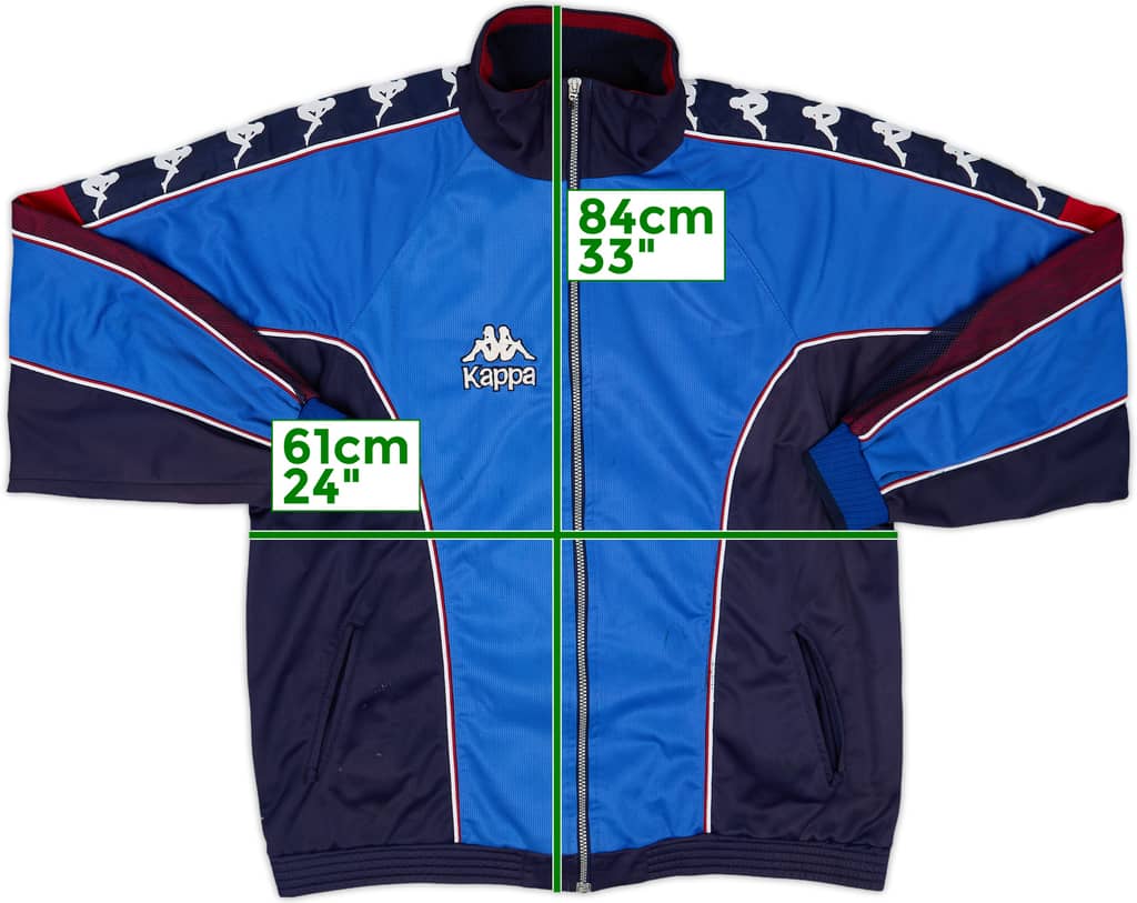 1995-97 Barcelona Kappa Track Jacket - 7/10 - (XXL)