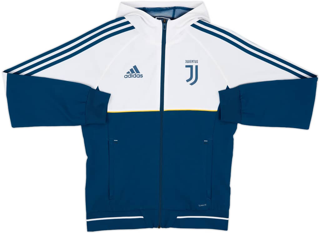 2017-18 Juventus adidas Hooded Track Jacket - 8/10 - (S)