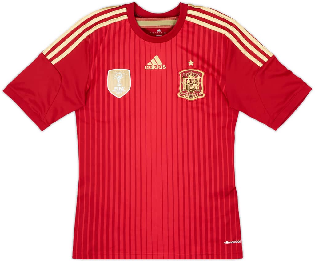 2013-15 Spain Home Shirt - 7/10 - (XS)
