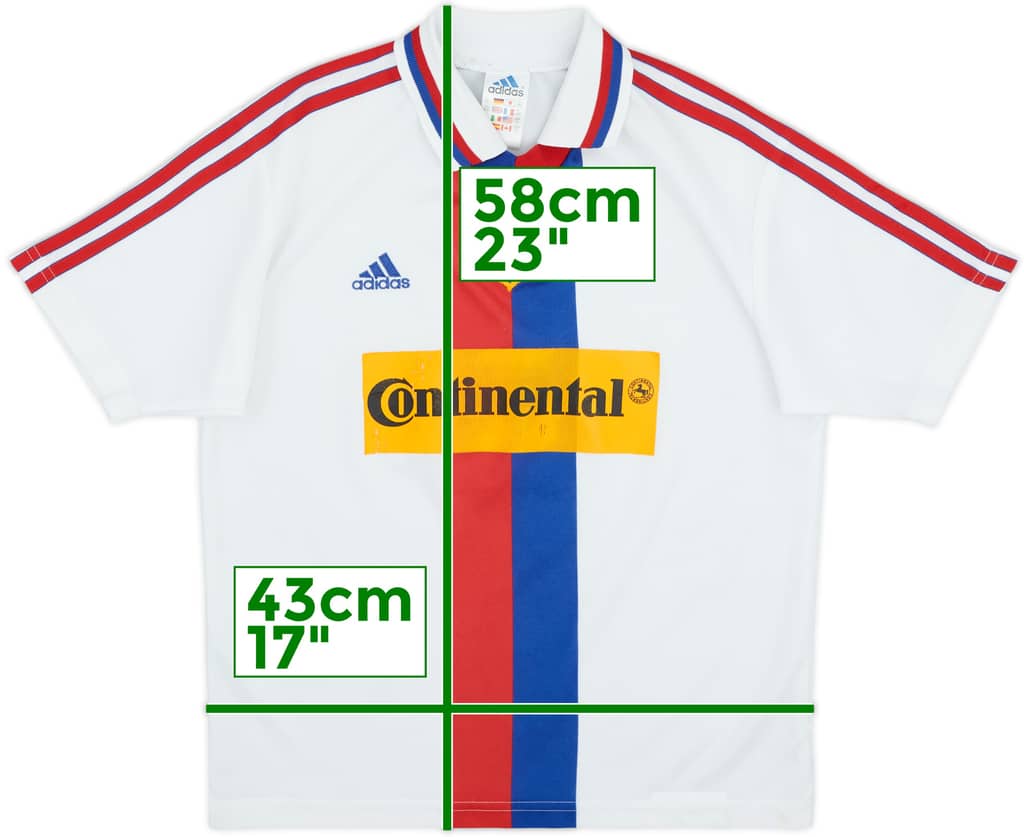 1998-00 Lyon Home Shirt - 7/10 - (M.Boys)