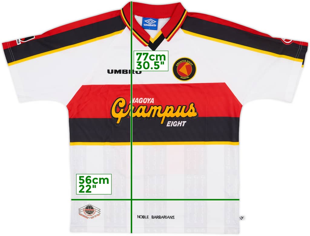 1997-98 Nagoya Grampus Eight Away Shirt - 8/10 - (L)