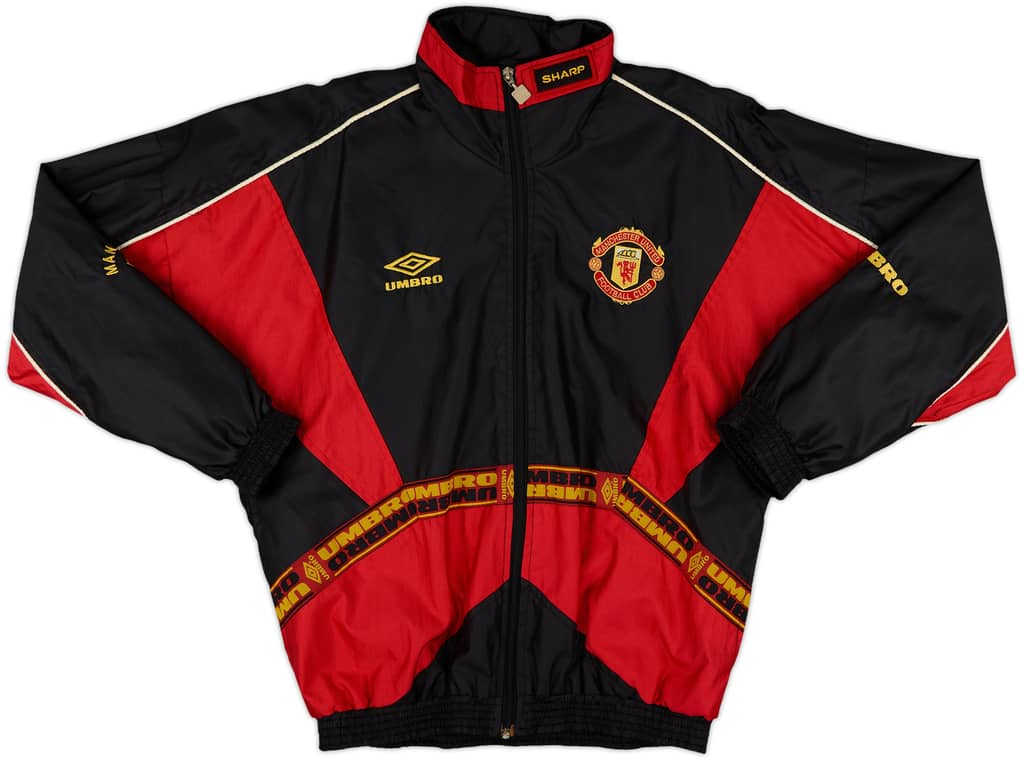 1996-97 Manchester United Umbro Track Jacket - 8/10 - (Y)