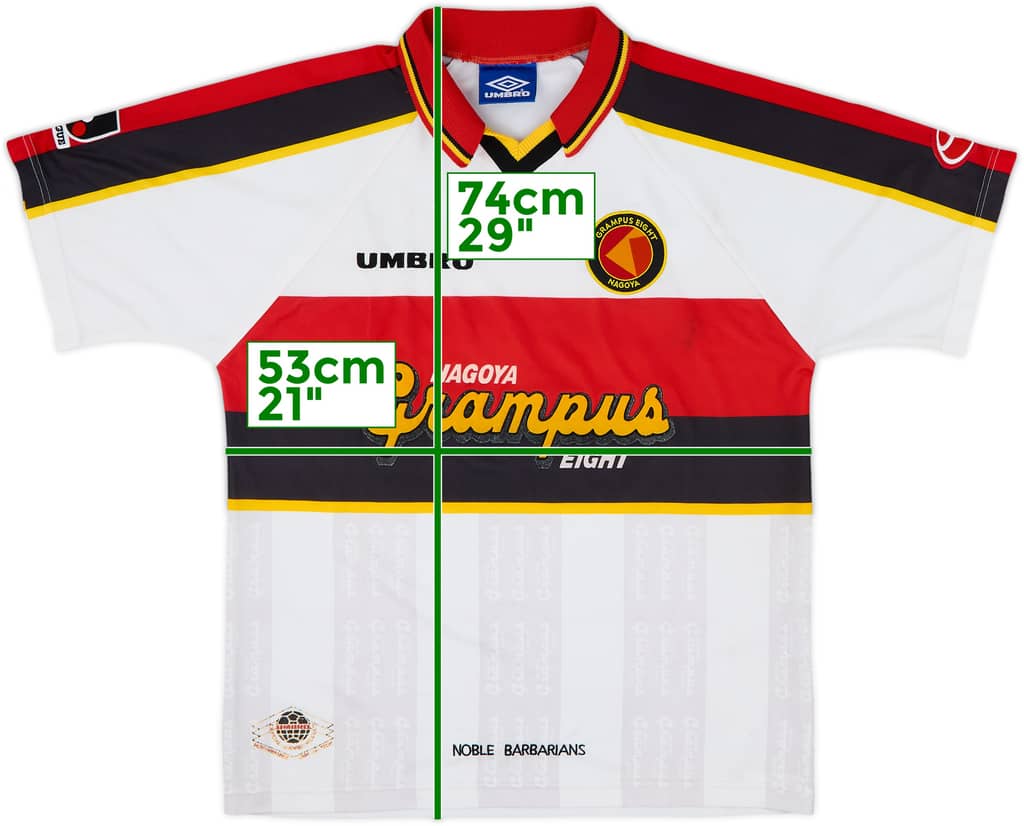 1997-98 Nagoya Grampus Eight Away Shirt - 8/10 - (M)