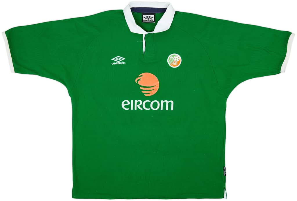 2000-01 Ireland Home Shirt - 8/10 - (XXL)