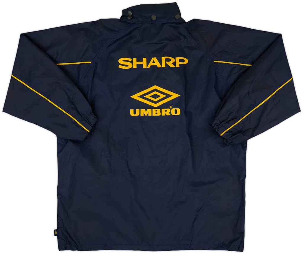 1996-98 Manchester United Umbro Hooded Rain Jacket - 9/10 - (M)