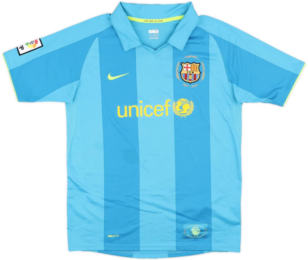 2007-09 Barcelona Away Shirt - 7/10 - (XL.Boys)