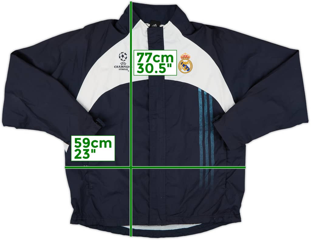 2003-04 Real Madrid adidas Champions League Track Jacket - 8/10 - (S)