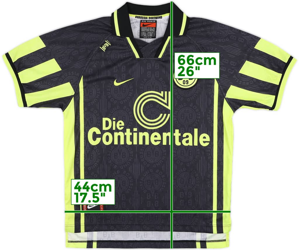 1996-97 Borussia Dortmund Away Shirt - 8/10 - (M)