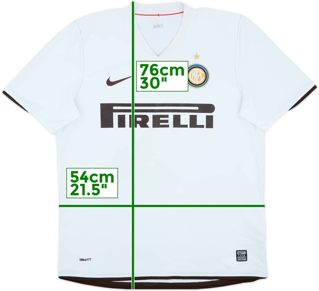 2008-09 Inter Milan Away Shirt - 8/10 - (L)