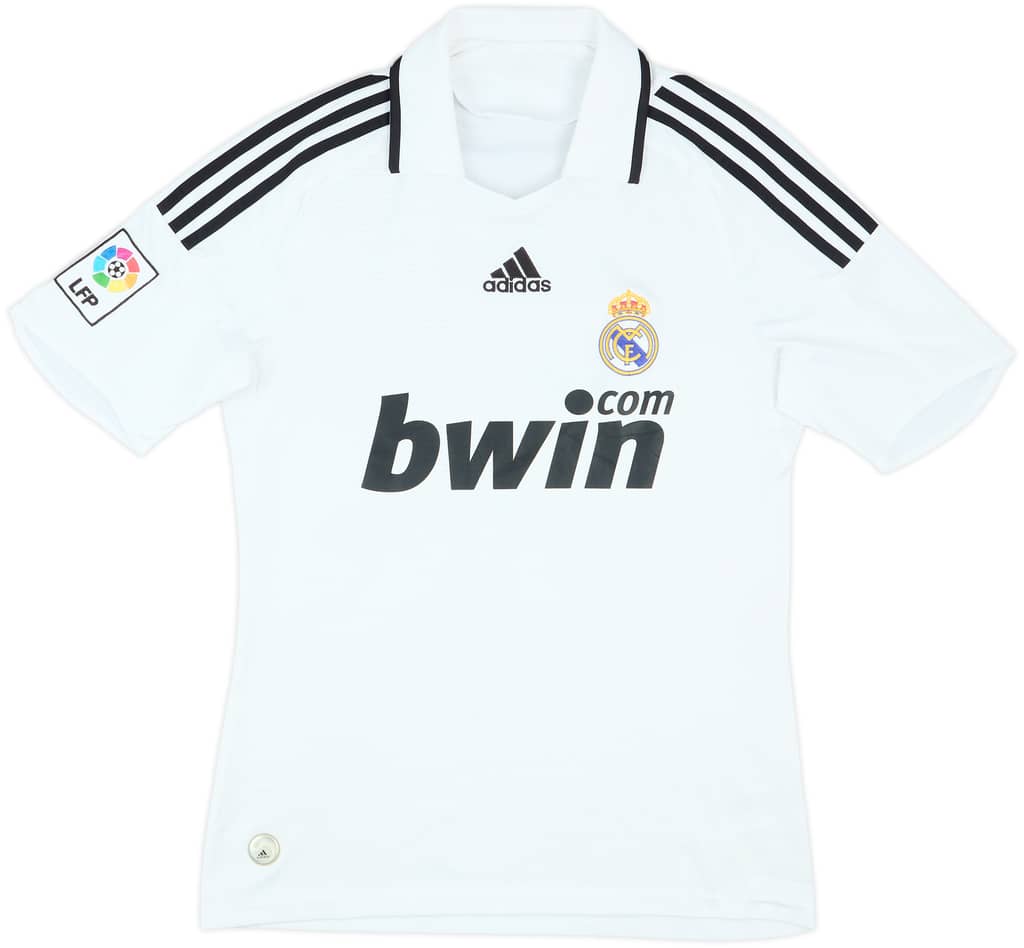 2008-09 Real Madrid Home Shirt - 8/10 - (S)